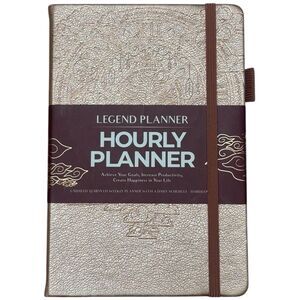 Legend Planner Hourly Schedule A5 Edition Undated Deluxe 12 Month Weekly Sealed